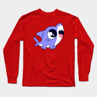 Magenta Baby Shark Long Sleeve T-Shirt